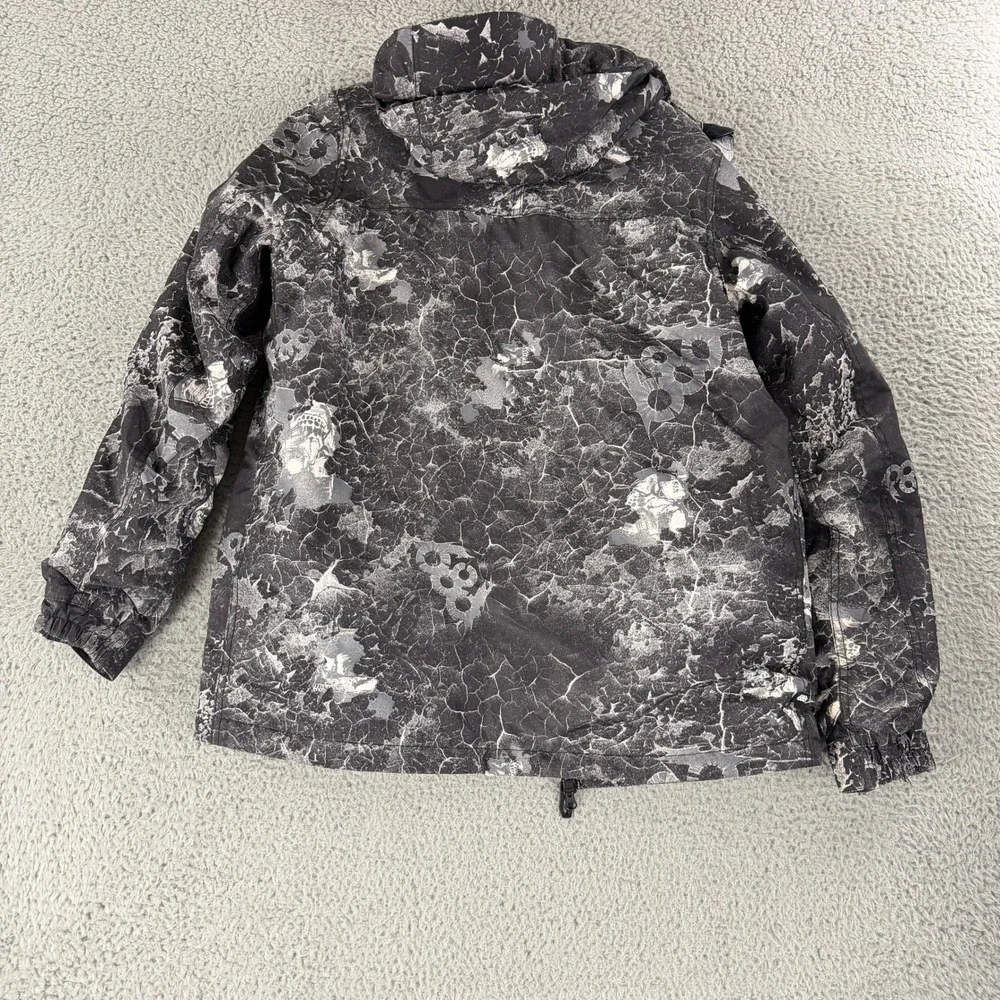686 Defender Insulated Jacket Youth Boys‎ XL Black Skull Print Snowboard Ski